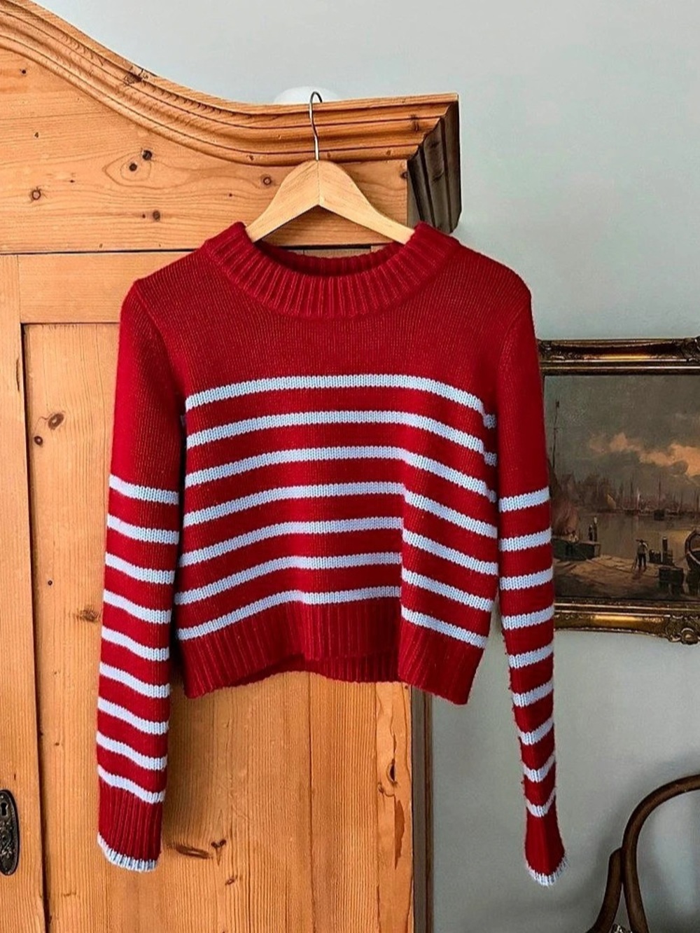 La Ligne Mini Marin Sweater Red & Blue